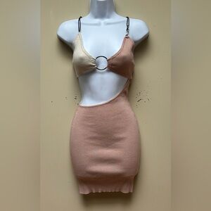 Double Dose Cut Out Mini Dress